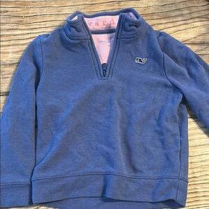 Vineyard Vines Blue Quarter-Zip Sweatshirt